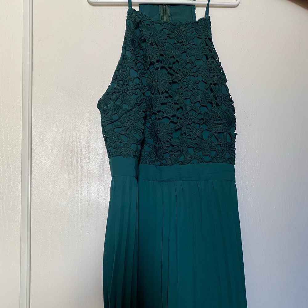 Shein dress dark green size L